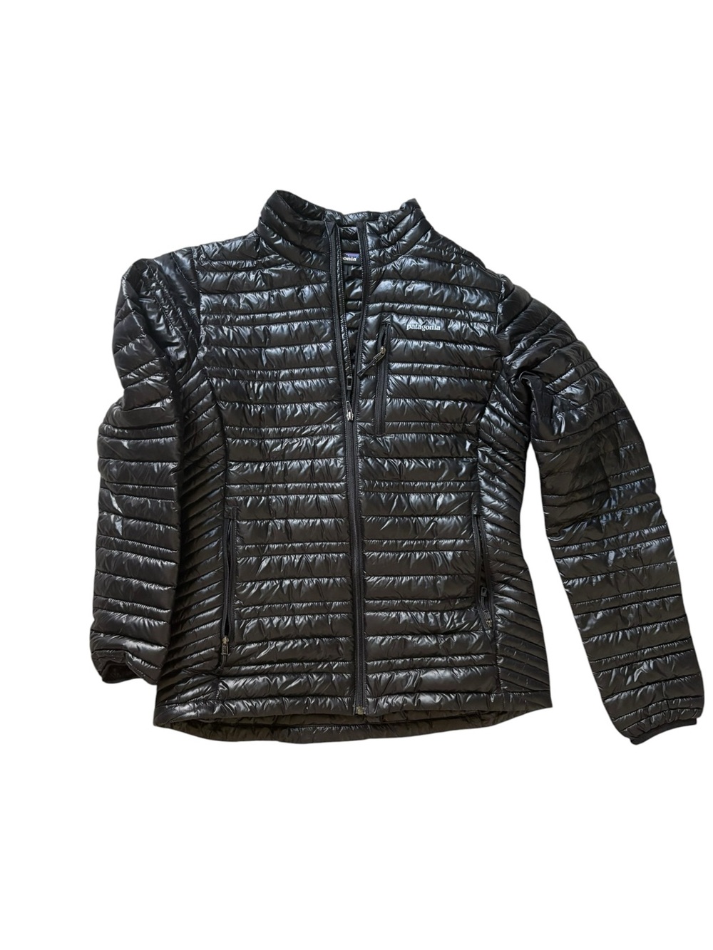 Patagonia Ultralight Goose Down Puffer Jacket Women's S Black/GRAY EXCELLENT✅